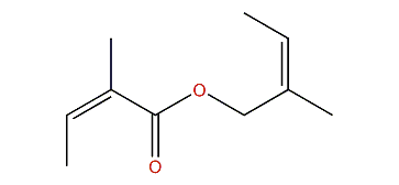 (Z)-2-Methyl-2-butenyl (Z)-2-methyl-2-butenoate